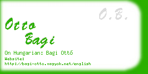 otto bagi business card